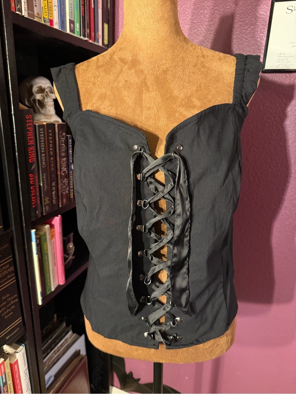 Nightfall by Torrid Lace-Up Corset Top